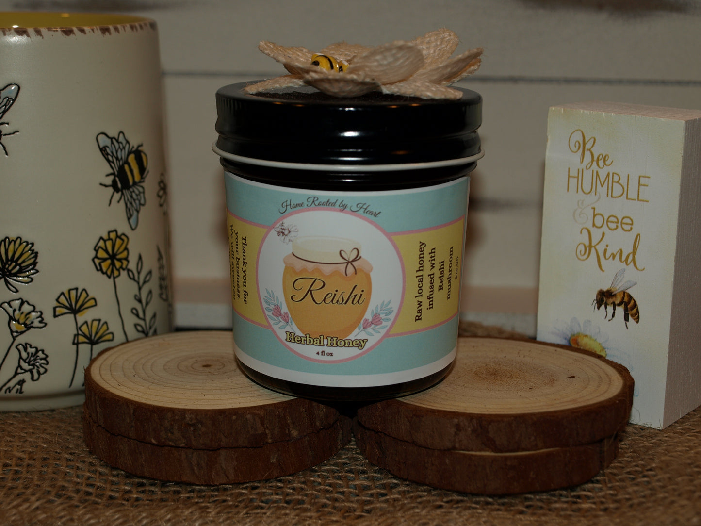 Reishi Mushroom Honey - 4 oz