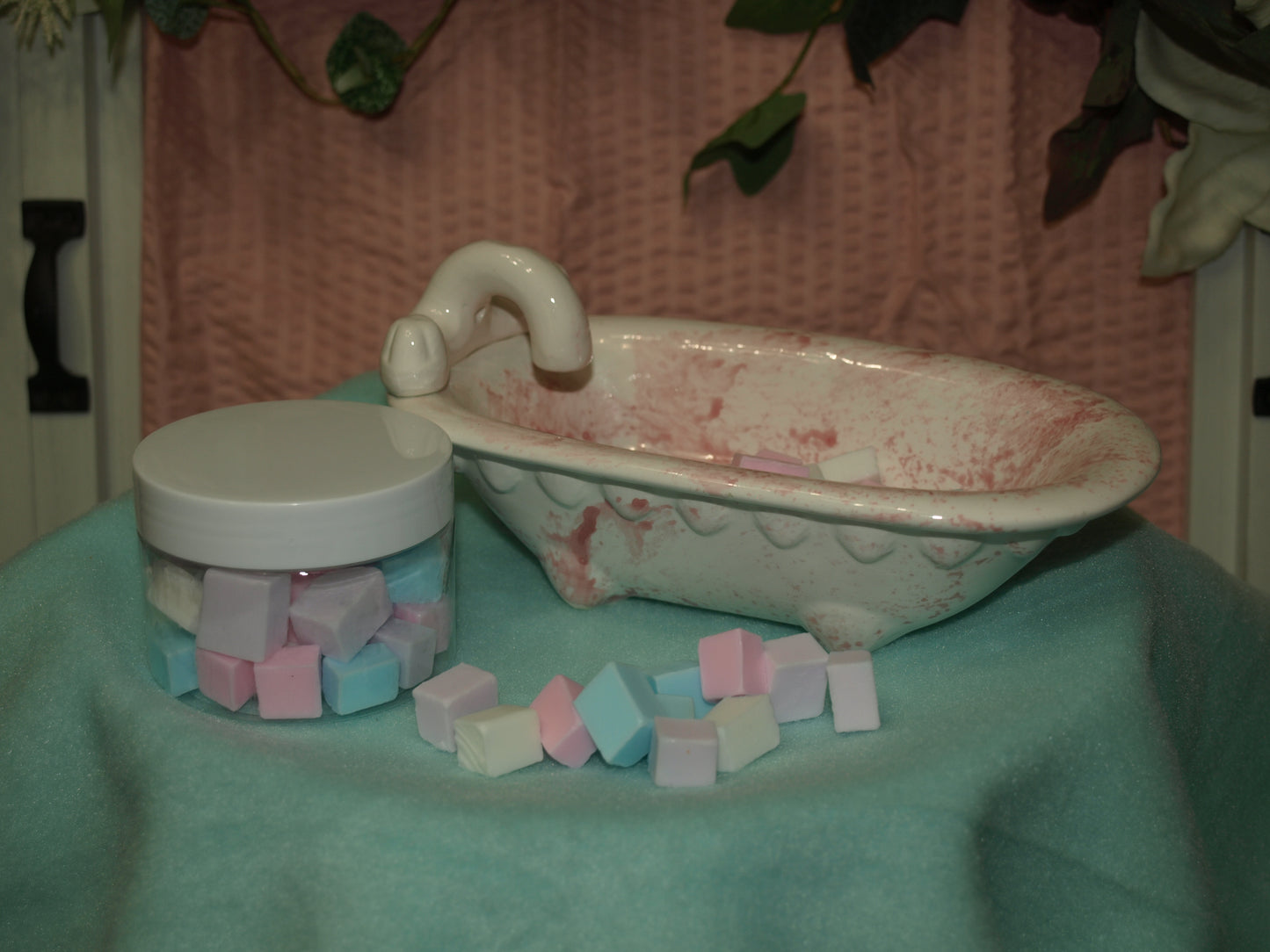 Moon Light Jar of Soap Cubs