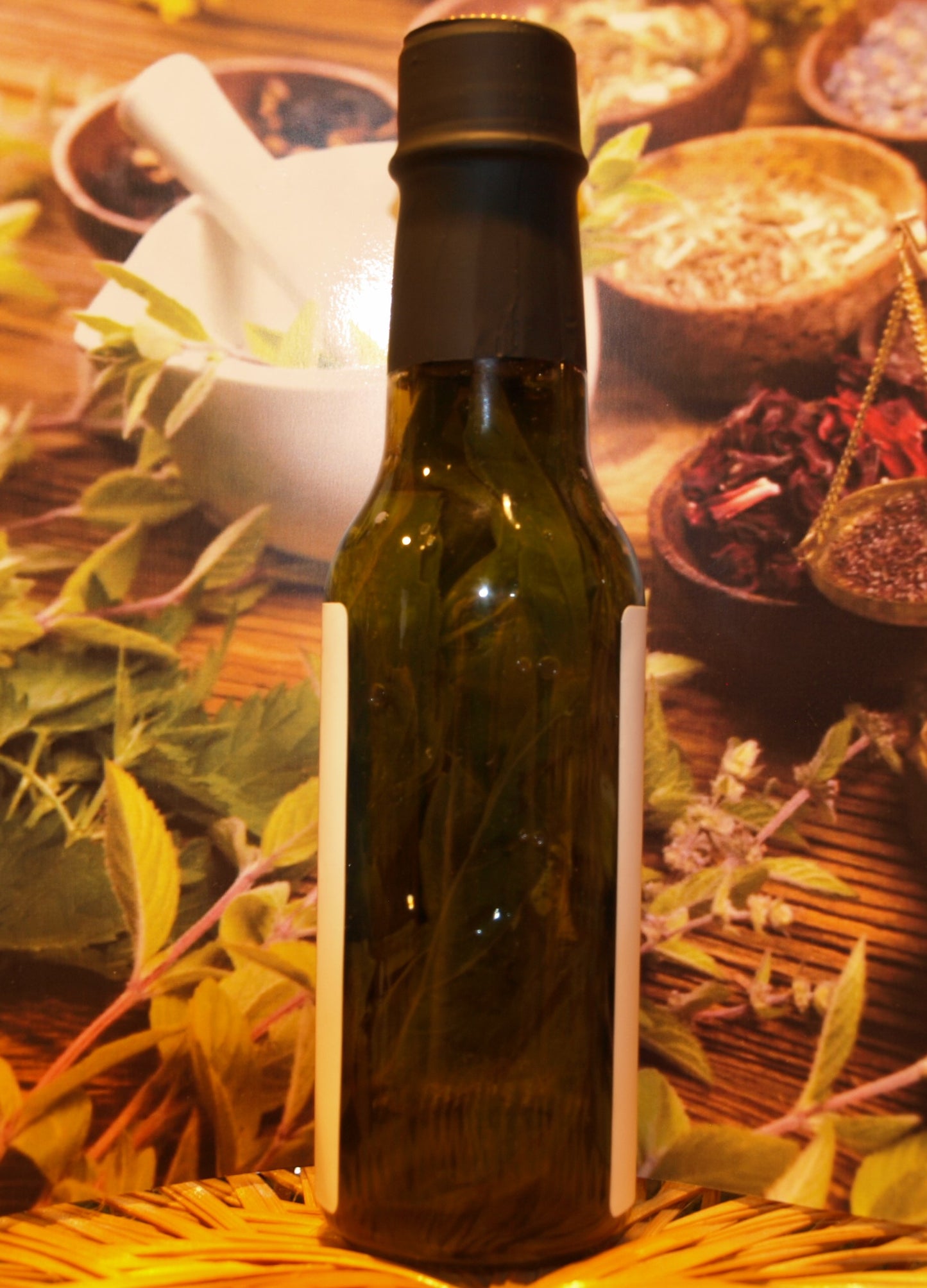 Basil herb Cooking Oil