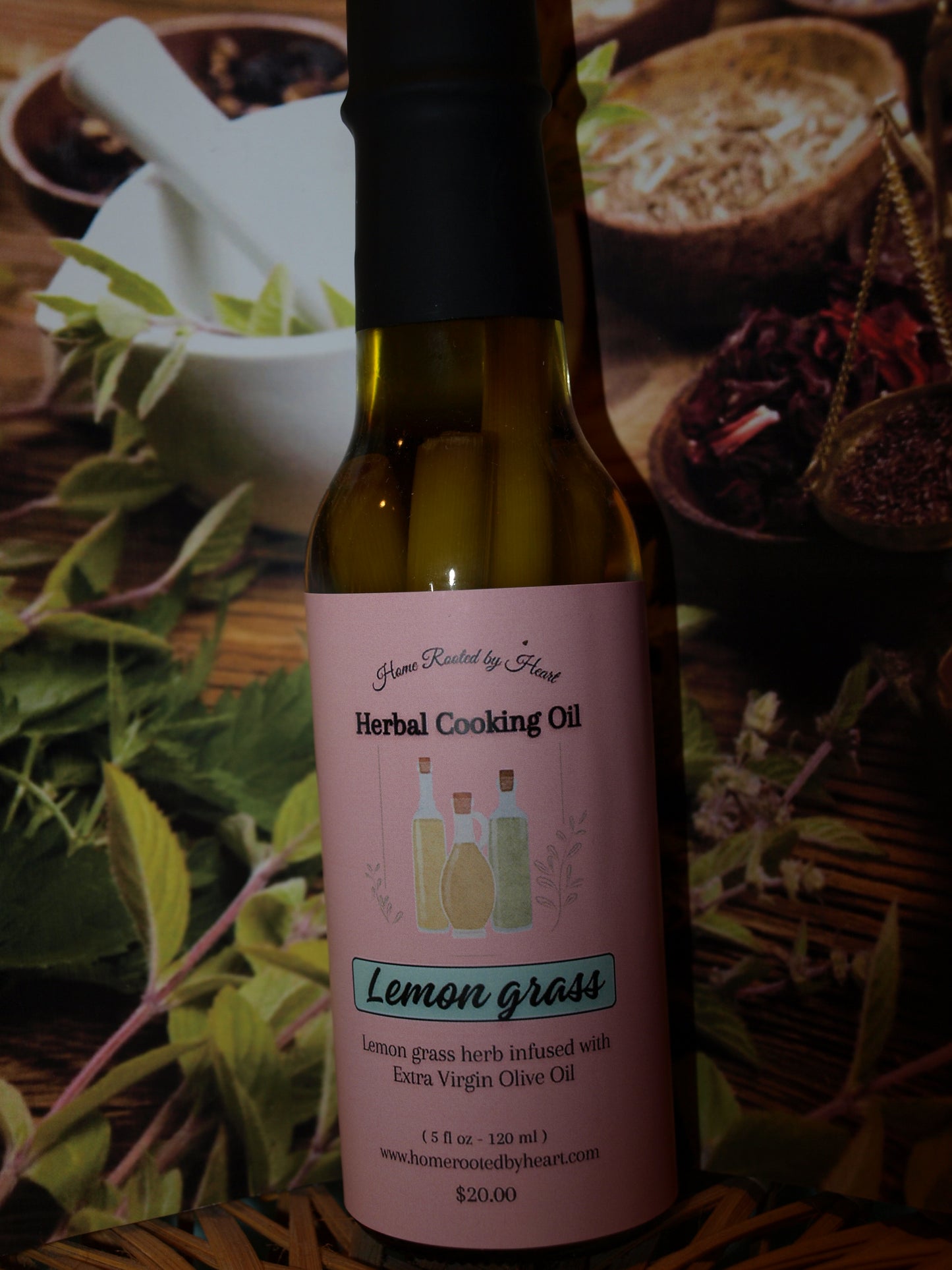Lemongrass herb Cooking Oil