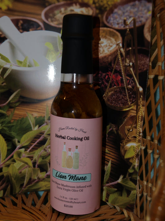 Lions Mane Mushroom Cooking Oil