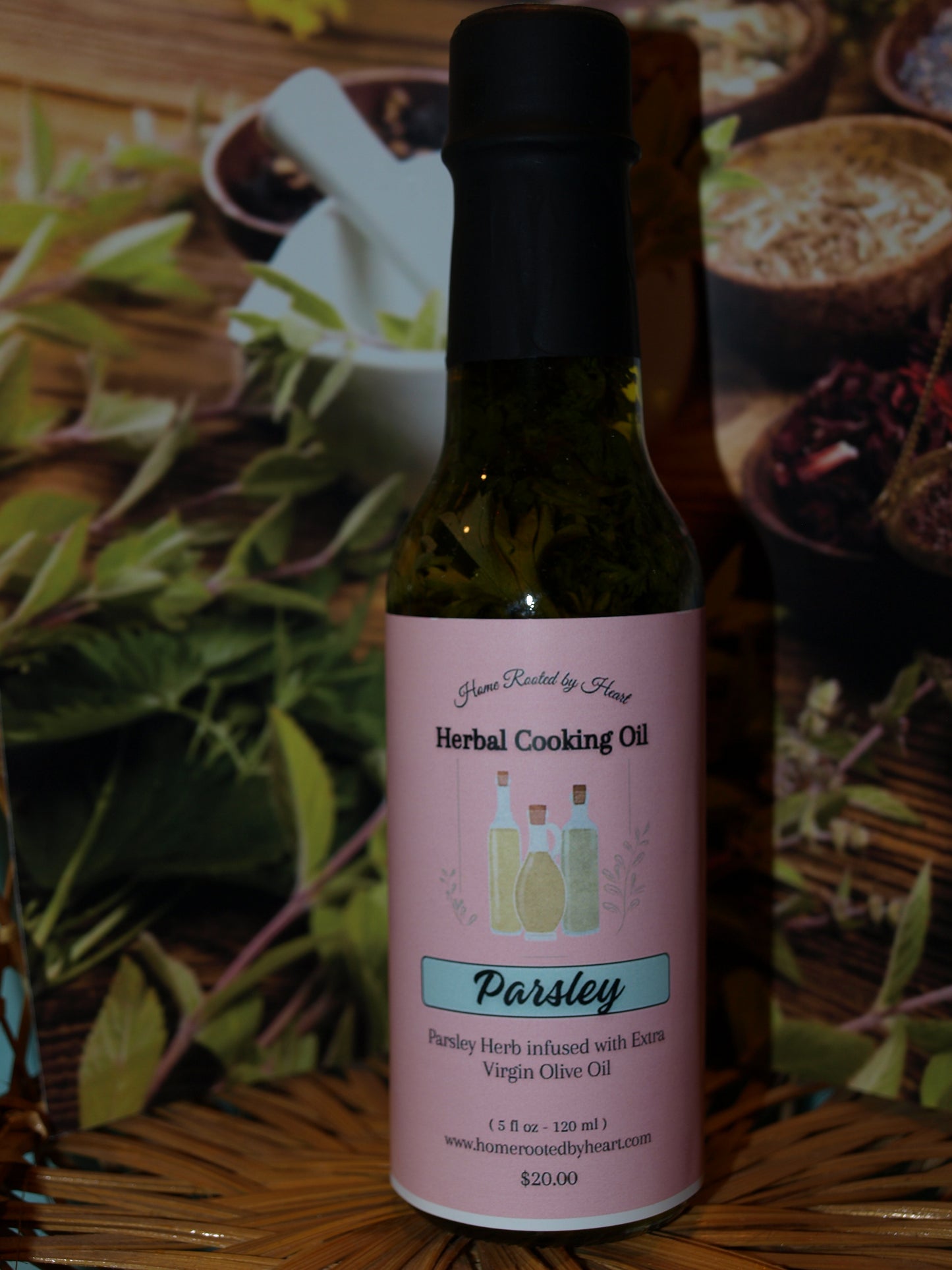 Parsley herb Cooking Oil