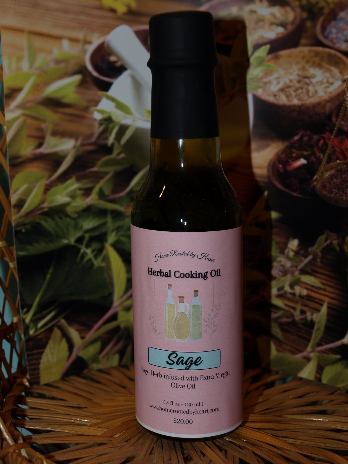 Sage herb Cooking Oil