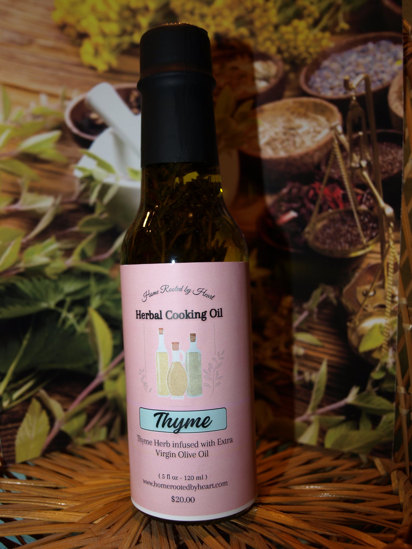 Thyme herb Cooking Oil